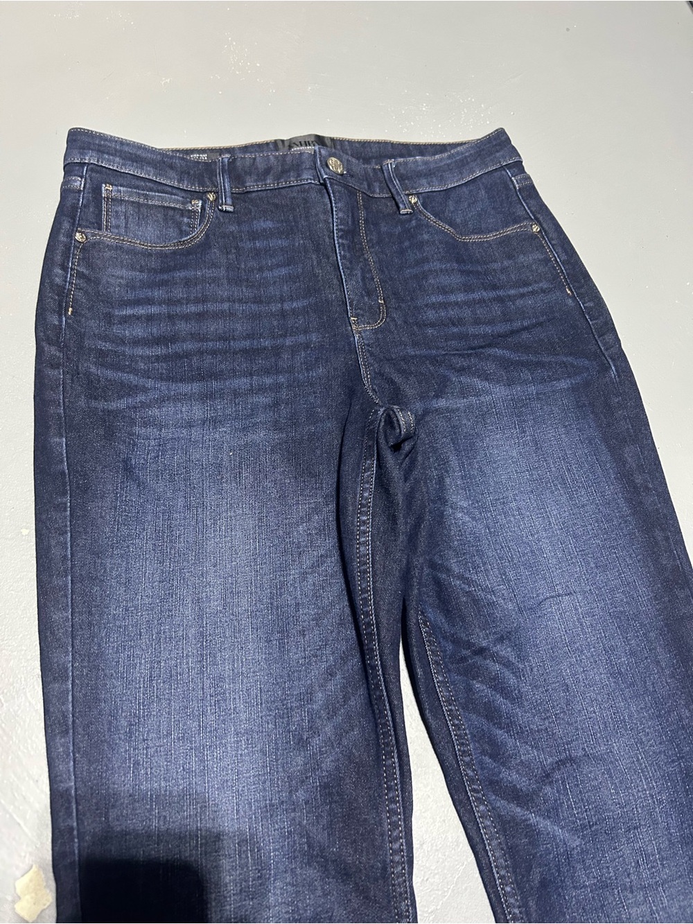 White House Black Market High Rise Slim Sculpt Denim Blue Jeans (Womes Size 10) - Picture 3 of 12